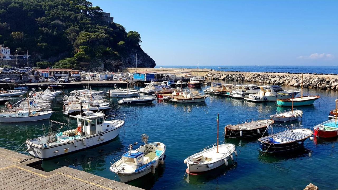 Relais Del Mare Con Terrazza Fronte Mare Free Parking Apartamento Massa Lubrense Exterior foto